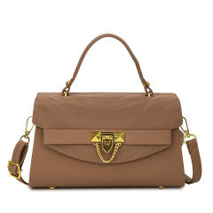 Fashionable multi color PU leather square shape handbag crossbody bag purse bag