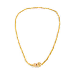 Simple Ins Imitation Pearl Beaded Long Necklace Fashion Small Fragrance CCB Round Bead Stacked Sweater Chain