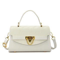 Fashionable multi color PU leather square shape handbag crossbody bag purse bag