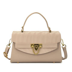 Fashionable multi color PU leather square shape handbag crossbody bag purse bag