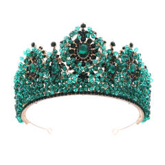 Palace Style Bridal Crown Rhinestone Crown Wedding Tiara Ladies Royal Hair Accessories