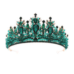 Palace Style Bridal Crown Rhinestone Crown Wedding Tiara Ladies Royal Hair Accessories
