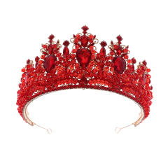 Palace Style Bridal Crown Rhinestone Crown Wedding Tiara Ladies Royal Hair Accessories