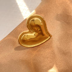 Hot sale holiday vacation flower leaf shape stainless steel rings