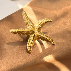 Hot sale holiday vacation flower leaf shape stainless steel rings