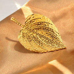 Hot sale holiday vacation flower leaf shape stainless steel rings