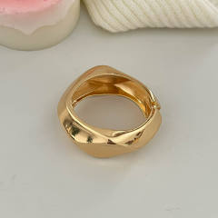 Irregular Glossy Alloy Bracelet Set Geometric Bracelet Collection Hand Jewelry Accessories