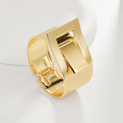 Irregular Glossy Alloy Bracelet Set Geometric Bracelet Collection Hand Jewelry Accessories