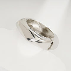 Irregular Glossy Alloy Bracelet Set Geometric Bracelet Collection Hand Jewelry Accessories