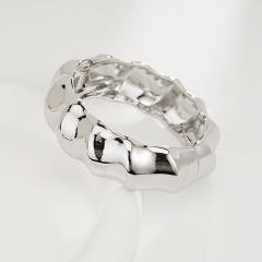 Irregular Glossy Alloy Bracelet Set Geometric Bracelet Collection Hand Jewelry Accessories
