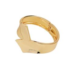 Irregular Glossy Alloy Bracelet Set Geometric Bracelet Collection Hand Jewelry Accessories