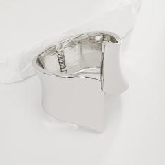 Irregular Glossy Alloy Bracelet Set Geometric Bracelet Collection Hand Jewelry Accessories