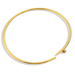 Simple geometric sweet cool collar necklace mix personality nail collar stainless steel necklace