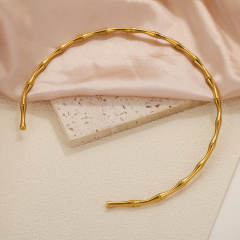Simple geometric sweet cool collar necklace mix personality nail collar stainless steel necklace