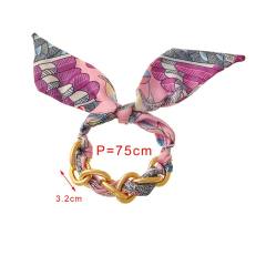 Mobile Phone Chain Short Braided bracelet Lanyard Handmade Anti-Fall Wrist Strap Ready-Made Silk Scarf Anti-Lost Bracelet