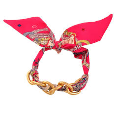 Mobile Phone Chain Short Braided bracelet Lanyard Handmade Anti-Fall Wrist Strap Ready-Made Silk Scarf Anti-Lost Bracelet