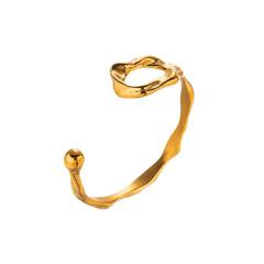 Stainless Steel Bracelet Fashion Versatile Open bangle for Women Non-Fading Jewelry