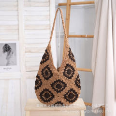 Lightweight Woven Bag for Going Out Large-Capacity Woven Women's Bag beach bag