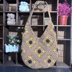 Lightweight Woven Bag for Going Out Large-Capacity Woven Women's Bag beach bag