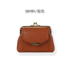 New Simple Fashionable Clip Bag Mini Coin Purse Short Cute Trendy Clutch Wallet