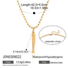 18KG stainless steel necklace fish pendant necklace holiday necklace