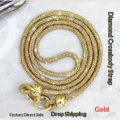Rhinestone Phone Lanyard Long Full-Rhinestone Crossbody Phone Chain