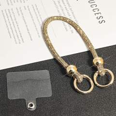 Rhinestone Phone Lanyard Long Full-Rhinestone Crossbody Phone Chain