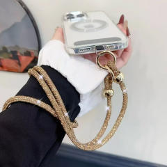Rhinestone Phone Lanyard Long Full-Rhinestone Crossbody Phone Chain
