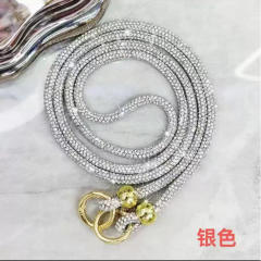 Rhinestone Phone Lanyard Long Full-Rhinestone Crossbody Phone Chain