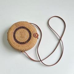 Vietnam Autumn Rattan Woven Round Bag Small Square Bag straw bag box bag beach bag