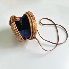 Vietnam Autumn Rattan Woven Round Bag Small Square Bag straw bag box bag beach bag