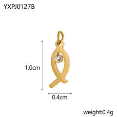 Ocean Style Series DIY Accessories Conch Shell Starfish Stainless Steel Electroplating DIY Handmade Necklace Bracelet Jewelry Hanging
