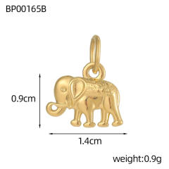 Hot-Selling Baroque Style Heart Pendant Zircon Inlaid Stainless Steel DIY Jewelry Accessories Wholesale