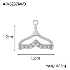 Ocean Style Series DIY Accessories Conch Shell Starfish Stainless Steel Electroplating DIY Handmade Necklace Bracelet Jewelry Hanging