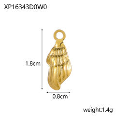 Ocean Style Series DIY Accessories Conch Shell Starfish Stainless Steel Electroplating DIY Handmade Necklace Bracelet Jewelry Hanging