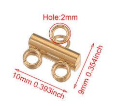 Stainless Steel Porous Connection Pendant Buckle Stick Welding Ring Connection Necklace Bracelet Buckle DIY Handmade Jewelry Accessories