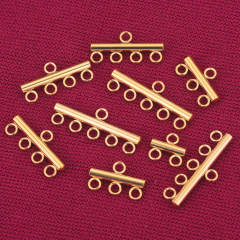 Stainless Steel Porous Connection Pendant Buckle Stick Welding Ring Connection Necklace Bracelet Buckle DIY Handmade Jewelry Accessories