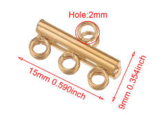 Stainless Steel Porous Connection Pendant Buckle Stick Welding Ring Connection Necklace Bracelet Buckle DIY Handmade Jewelry Accessories