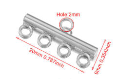 Stainless Steel Porous Connection Pendant Buckle Stick Welding Ring Connection Necklace Bracelet Buckle DIY Handmade Jewelry Accessories