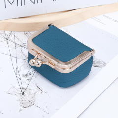 Jewelry Bag Genuine Leather Mini Ring Necklace Earrings Jewelry Box for Women