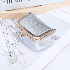 Jewelry Bag Genuine Leather Mini Ring Necklace Earrings Jewelry Box for Women
