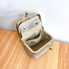 Jewelry Bag Genuine Leather Mini Ring Necklace Earrings Jewelry Box for Women