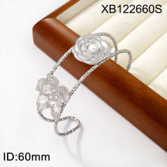 Titanium Steel Starfish Conch Sun Opening Women's Bracelet Ocean Style stainless steel bangle