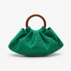 New handbag fashion pleated handbag cloud bag dinner bag for women