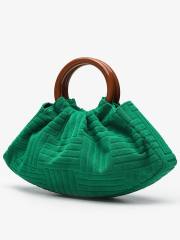New handbag fashion pleated handbag cloud bag dinner bag for women