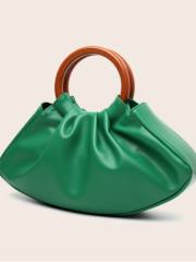 New handbag fashion pleated handbag cloud bag dinner bag for women