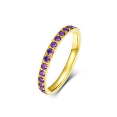 Best-Selling Titanium Steel Full Diamond Ring for Women stainless steel rings