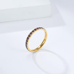 Best-Selling Titanium Steel Full Diamond Ring for Women stainless steel rings