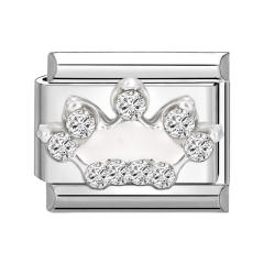 Creative Module Charms Steel Color DIY Square Module Jewelry Personalized Retro Handmade Craft Bracelet Accessories