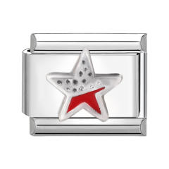 Creative Module Charms Steel Color DIY Square Module Jewelry Personalized Retro Handmade Craft Bracelet Accessories